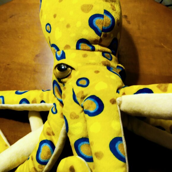 New Petting Zoo Yellow Ring Octopus stuffed toy New with tags - Picture 1 of 6
